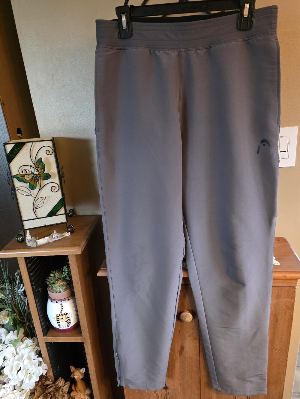 Head Gray Athletic Activewear High Rise Pants Size M